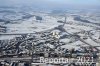 Luftaufnahme Kanton Zug/Rotkreuz/Rotkreuz im Schnee - Foto Rotkreuz ZG 6048